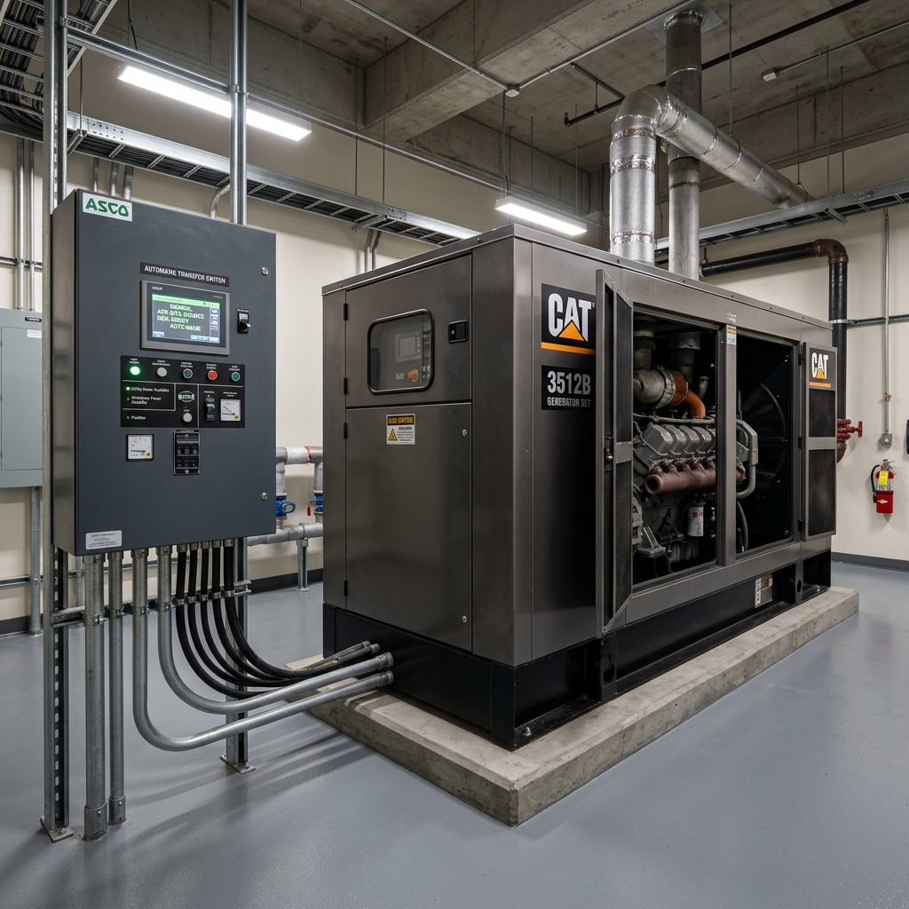 Planta Eléctrica Heavy-Duty con ATS